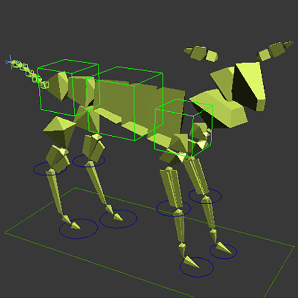 3ds max whitetail deer walkcycle - White-tailed deer walkcycle by gauthier12